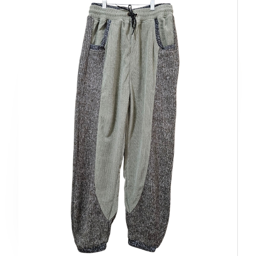 Oli & Hali Olive Green Soft Knit Joggers NEW Size Small